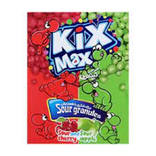 ترشک توپی میوه ای جعبه ای 40گ کیکس