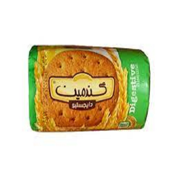 بیسکویت دایجستیو گندمین 180 سالمین