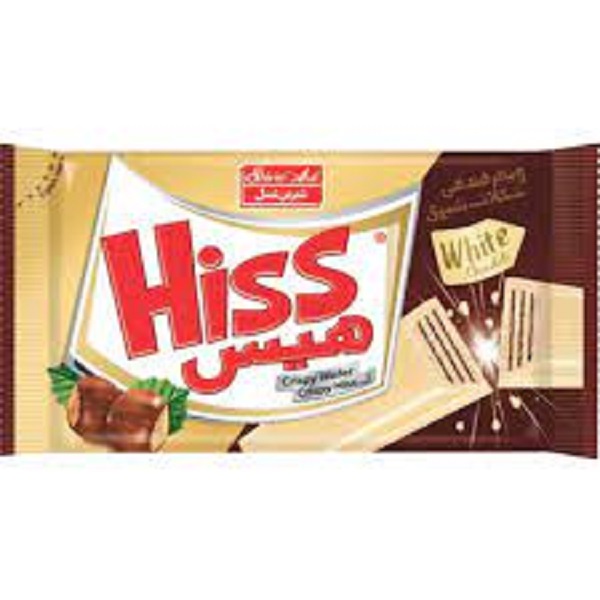 شکلات سفیدبامغزی ویفرهیس 4شیرین عسل 