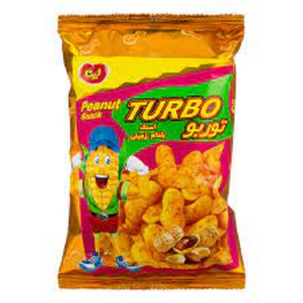اسنک بادام زمینی  توربو لینا