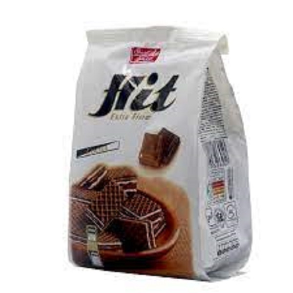 ویفر کاکائویی با کرم شکلات سفید پاکتی 200هیت شیرین عسل