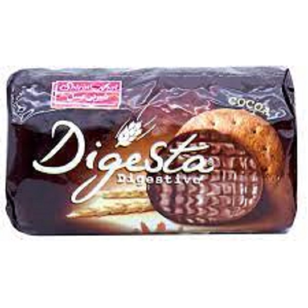 بیسکویت سبوسدار با روکش شکلاتی دایجستا شیرین عسل 200