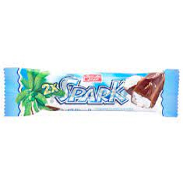 شیرینی نارگیل کاکائویی با روکش شکلات اسپارک 2x  شیرین عسل 