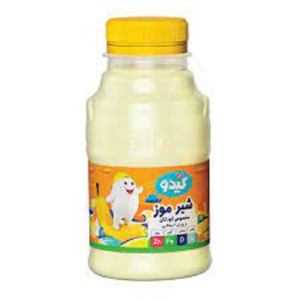 شیر موز مخصوص کودکان بطری 200 سی سی کاله