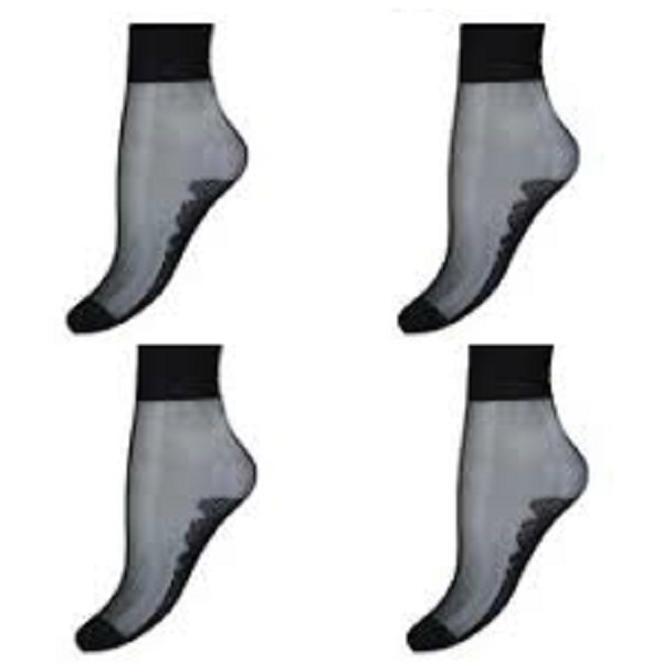 جوراب مچی شیشه ای و پارازین رنگ پا کفدار آفتاب