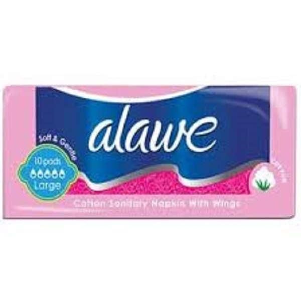 نواربهداشتی فلاف بزرگ بسته10ع کتان آلاوه