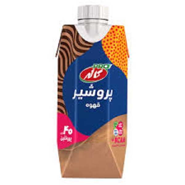 شیر پروتئینه قهوه پاکت 330 کاله