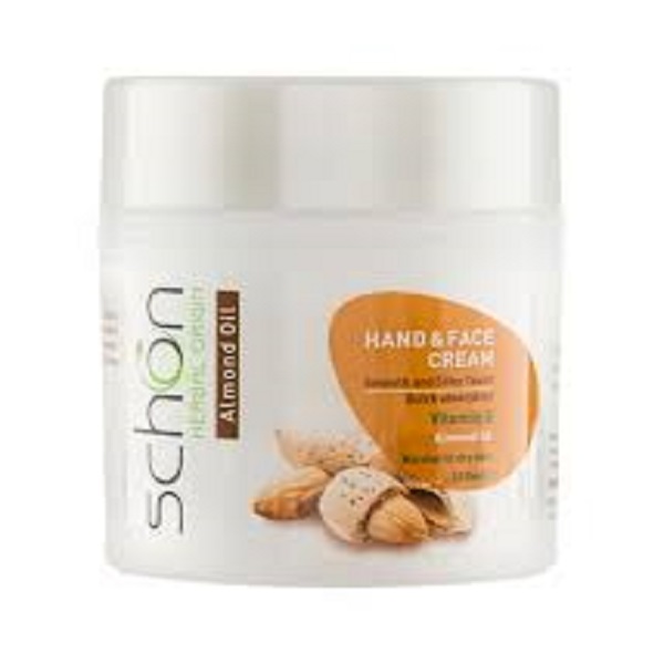 کرم دست و صورت کاسه ای بادام150 میل شون