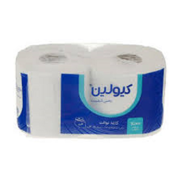 دستمال توالت 4لایه 2رول کیولین