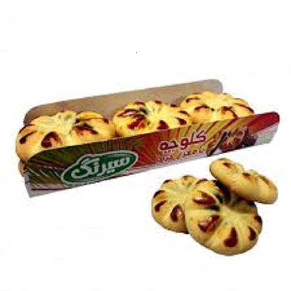 کلوچه خرمایی گل سیرنگ