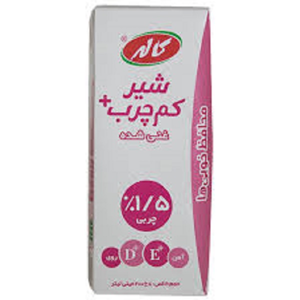 شیر کم چرب غنی شده 200سی سی کاله