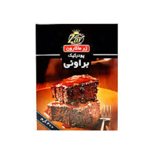 پودر کیک کاکائویی 400 گ جعبه ای زرماکارون