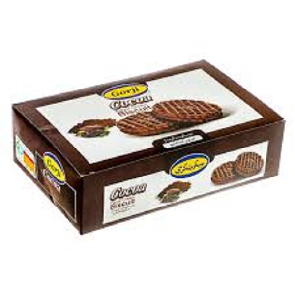 بیسکویت کرم دار کاکائو جعبه گرجی