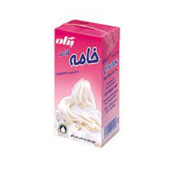 خامه استریل پاکتی200سی سی پگاه*