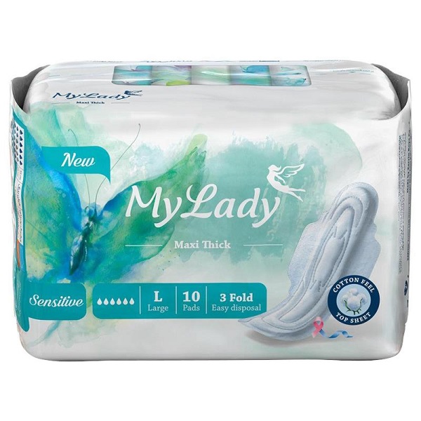 نواربهداشتی مای لیدی مکسی L کتان 8*40