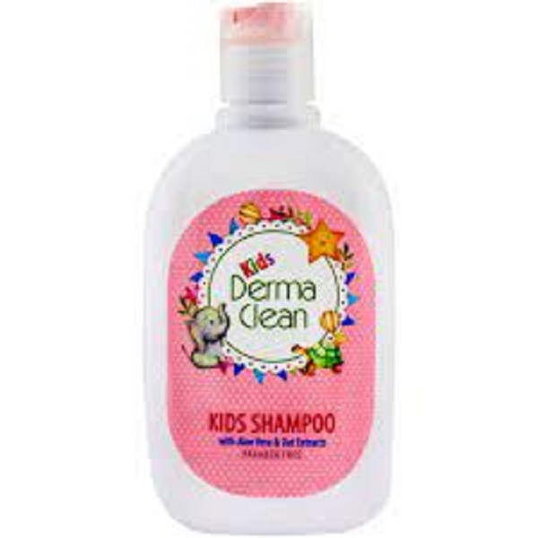 شامپو کودک آلوورا و جو دوسر 250 صورتی درماکلین 4029