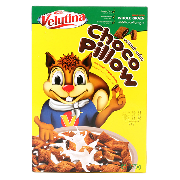 کرن فلکس بالشتی شکلاتی 375 ولوتینا