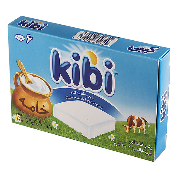 پنیر خامه ای 6 عددی کیبی 
