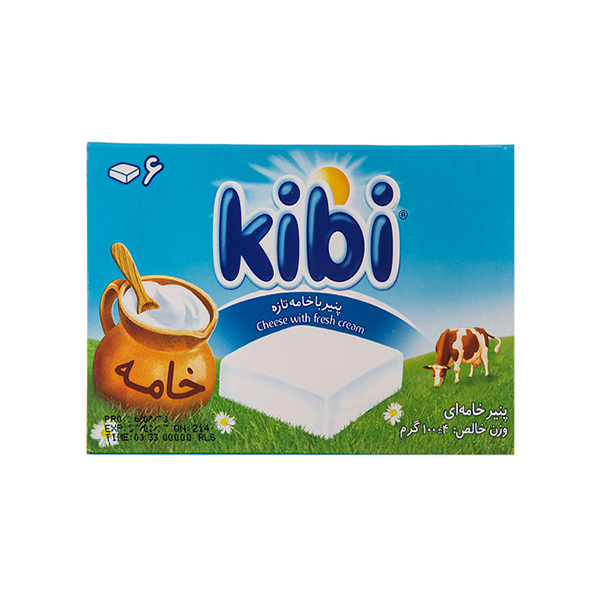 پنیر خامه ای 6 عددی کیبی 