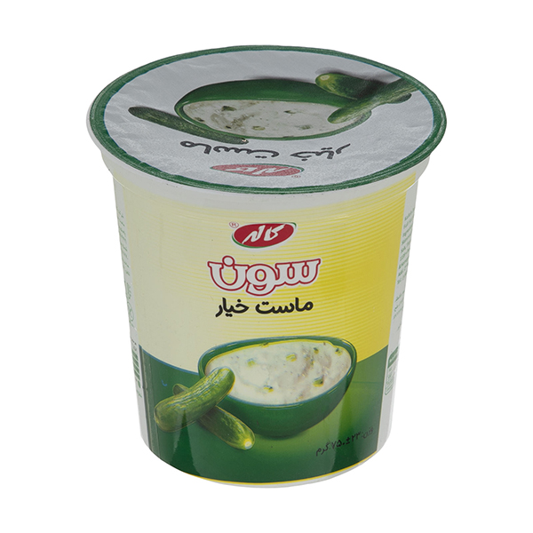ماست طعمدار خیار 750 گرم کاله