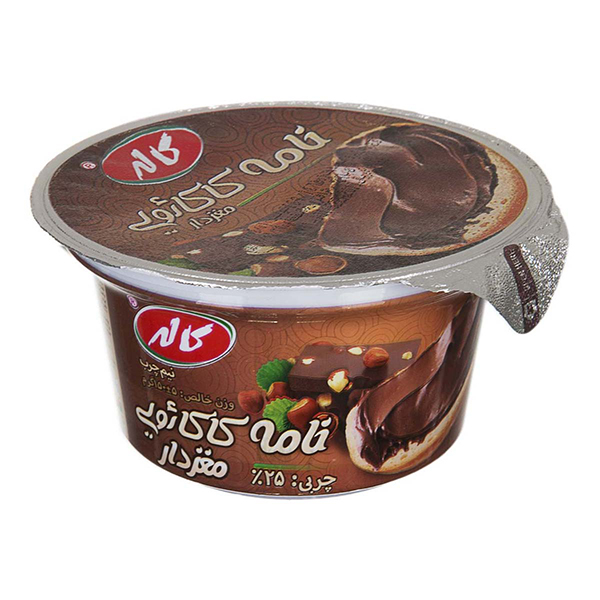 خامه کاکائویی مغزدار 150 گرمی کاله 