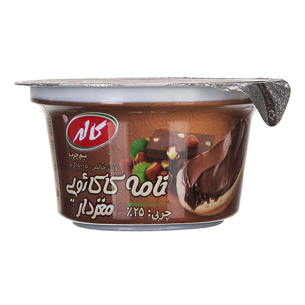 خامه کاکائویی مغزدار 150 گرمی کاله 