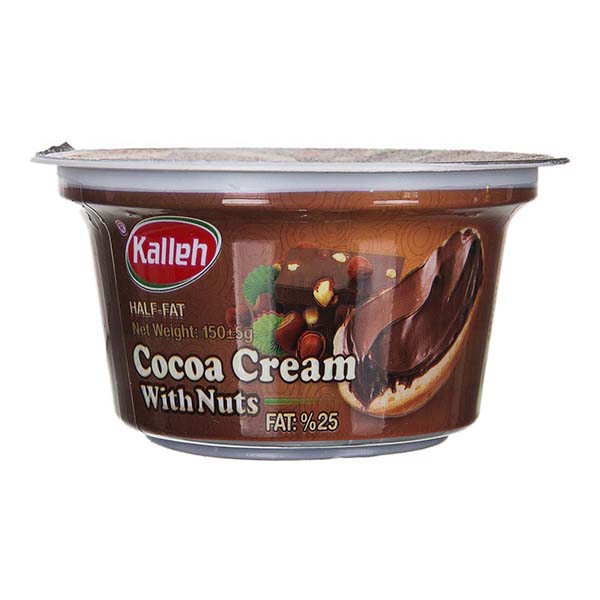 خامه کاکائویی مغزدار 150 گرمی کاله 