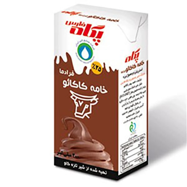 خامه شکلاتی استریل 200 سی سی پگاه 