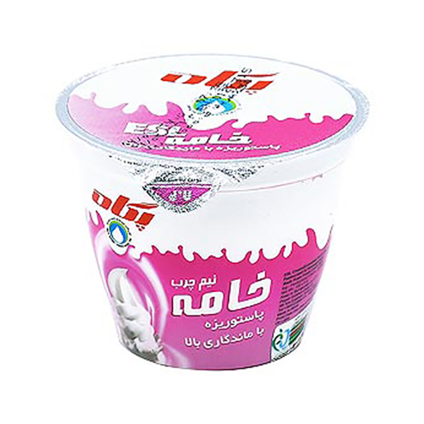 خامه کاکائویی فرا پاستوریزه لیوان گرد 100 پگاه 