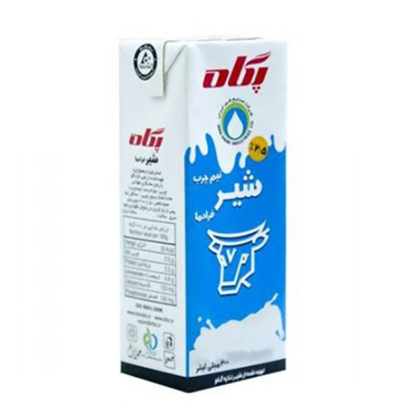 شیر استریل پاکت تتراپک2.5 اسلیم 200 پگاه