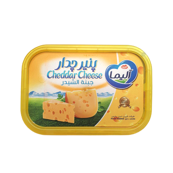 پنیر چدار 250 گرمی آلیما
