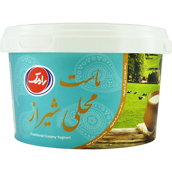 ماست محلی شیرازخامه ای 900 گرمی رامک