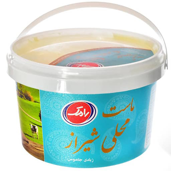 ماست محلی شیرازخامه ای 900 گرمی رامک