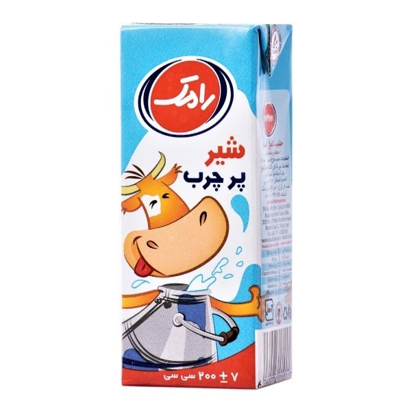 شیر استریل پرچرب 200 رامک