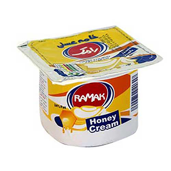خامه عسلی 100 گرمی رامک