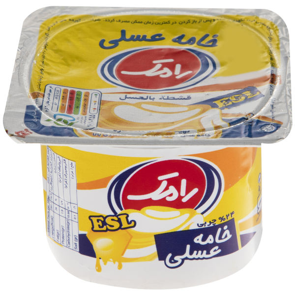 خامه عسلی 100 گرمی رامک