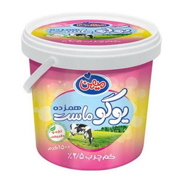 یوگو ماست همزده کم چرب 900 میهن