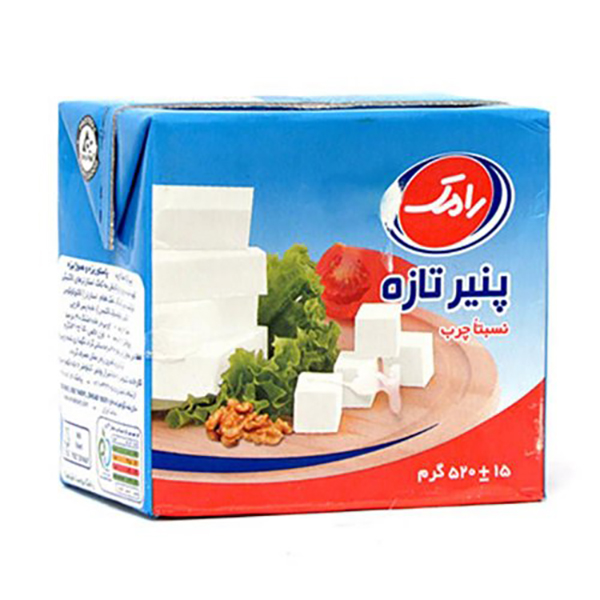 پنیر بف تازه نسبتا چرب تتراپک 520 گ رامک 