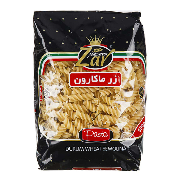 ماکارونی فرمی مته ای 500 گ زرماکارون 