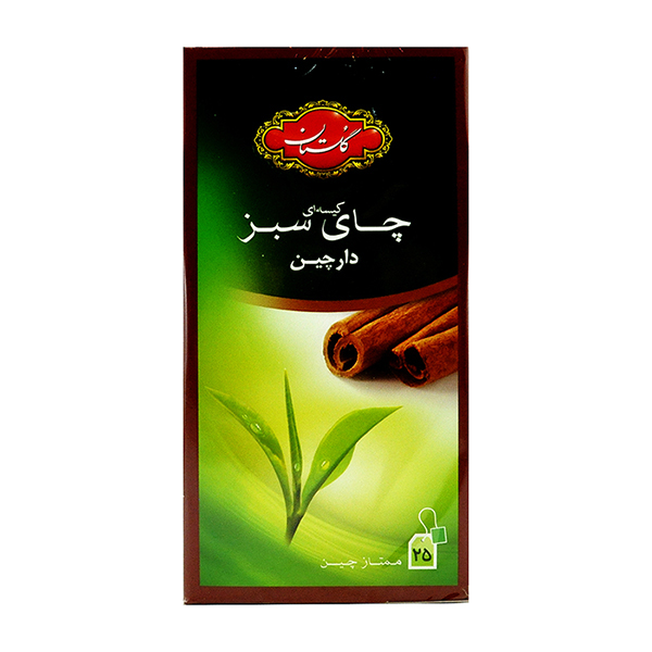 تی بگ چای سبز و دارچین 25 گرمی گلستان