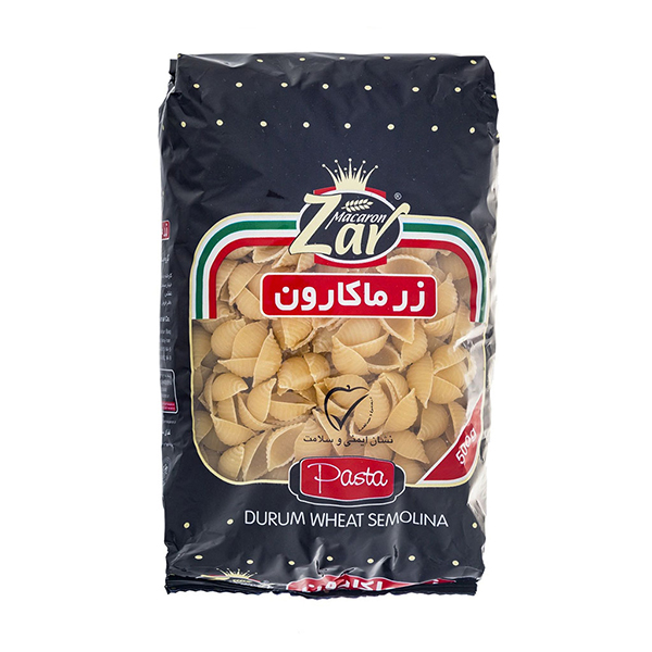 ماکارونی فرمی شلز  500گرمی زرماکارون