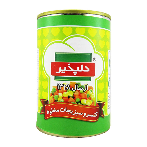 کنسرو سبزیجات مخلوط420گرمی دلپذیر