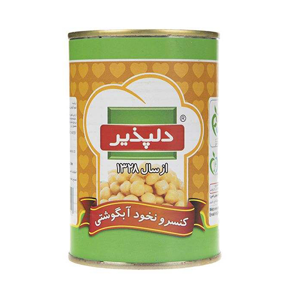 کنسرو نخود آبگوشتی 420گرمی دلپذیر